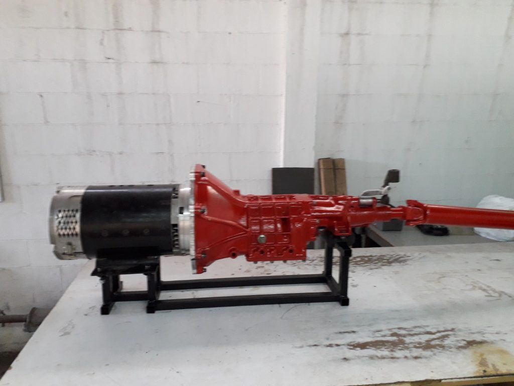 transmisión conversión a eléctrico fiat 600